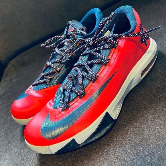 RARE nike KD 6 Independence Day  red blue white Mens 7.5 US 40.5 EUR 9 WMS - Picture 11 of 16